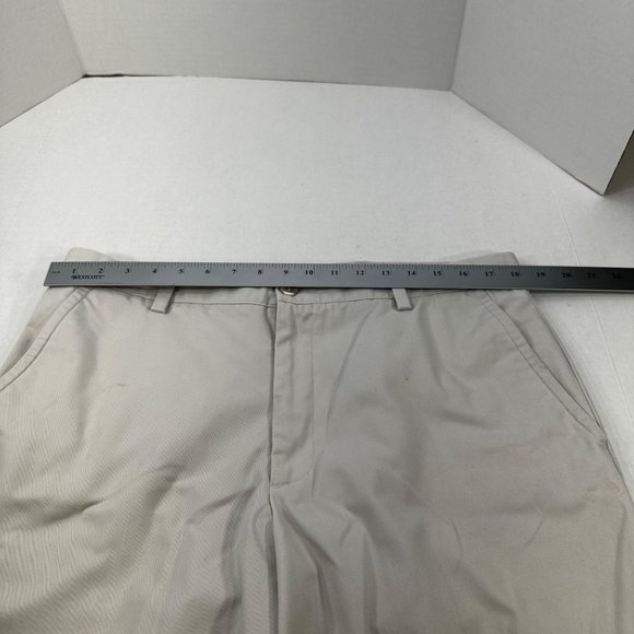 Dockers Men's Size 36X30 Pant Flat Front Straight Leg Beige Preowned - Picture 6 of 11